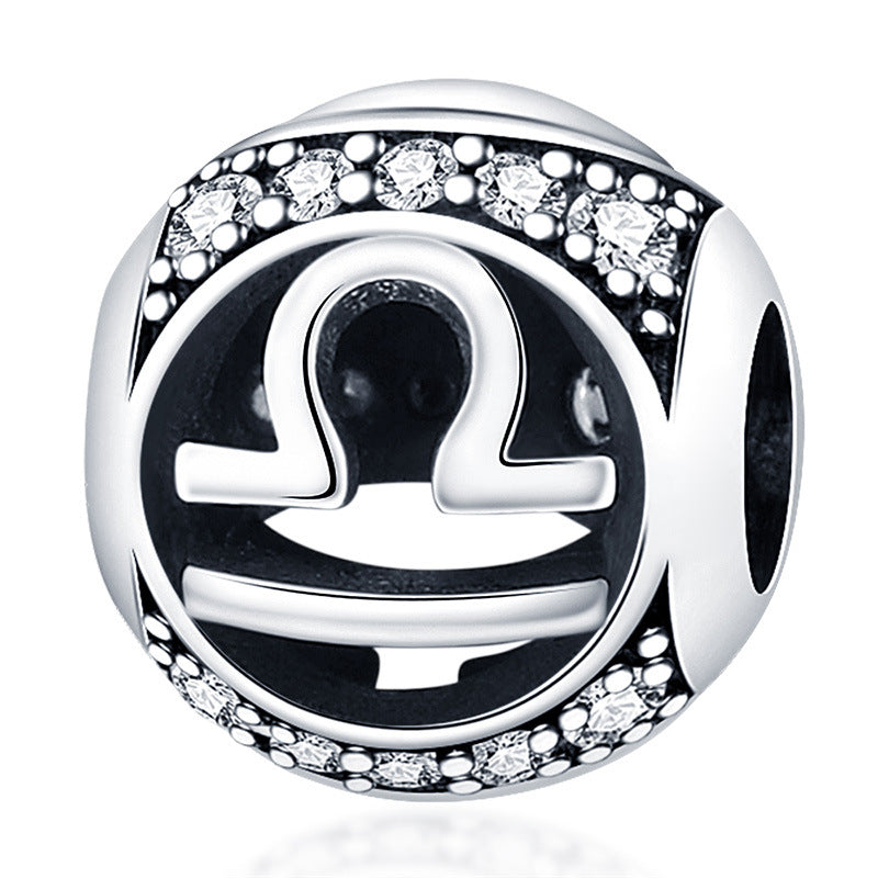 12 Accessoires de perles de signe zodiac pour bracelets bricolage