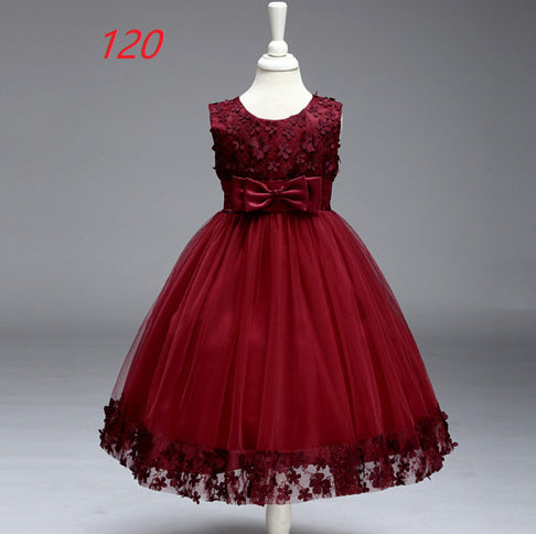 Jupe d'été Enfants Filles Princesse Tutu Fleur Enfants Robe de mariée Show Jupe