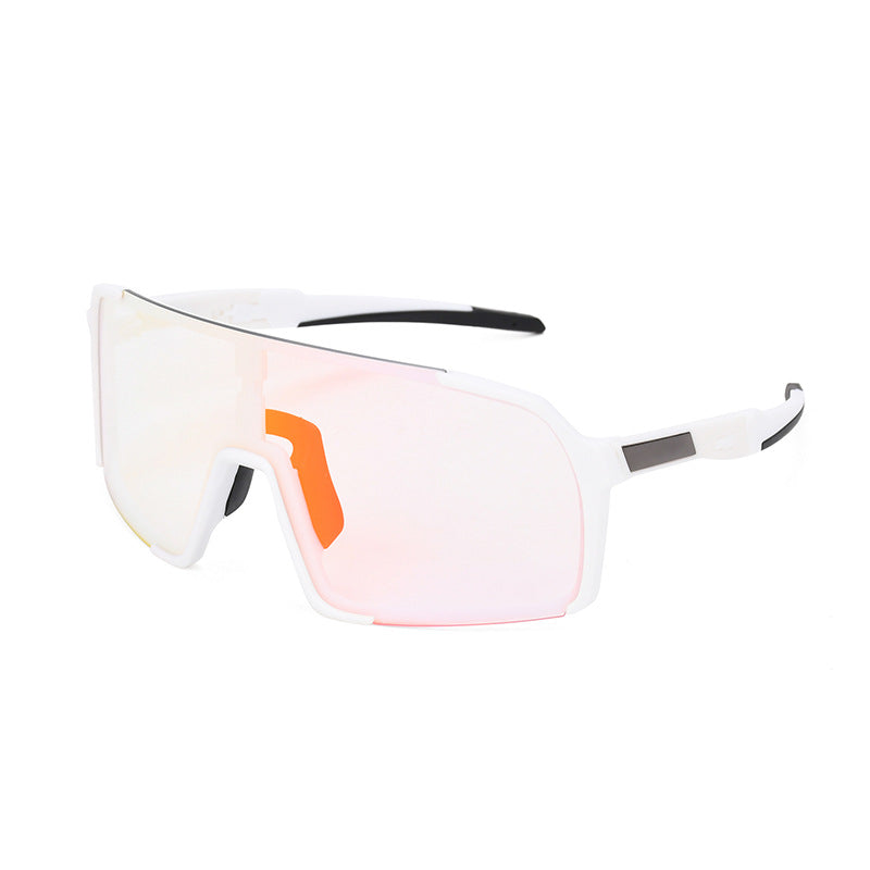 Lunettes de cyclisme européennes et américaines à changement de couleur
