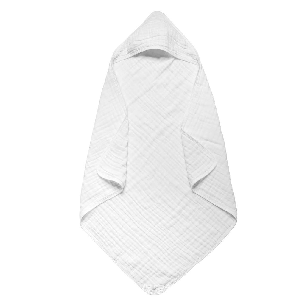 Serviettes à capuche pour bébé pour nouveau-né Muslin coton Serviette de bain pour bébé avec capot pour bébés