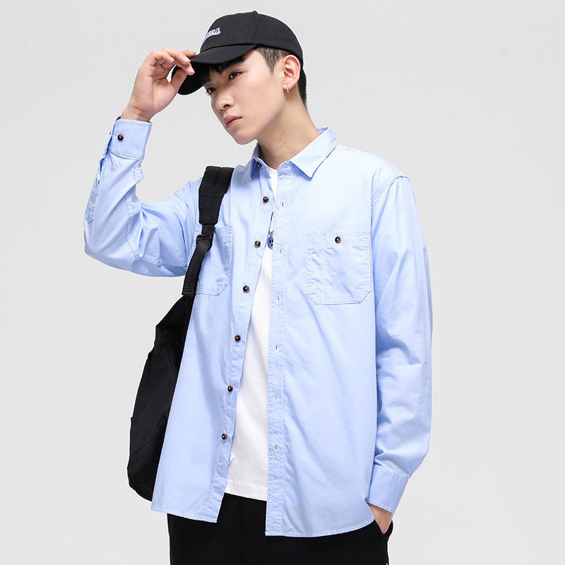 Chemise manches longues homme Slim-fit Veste casual