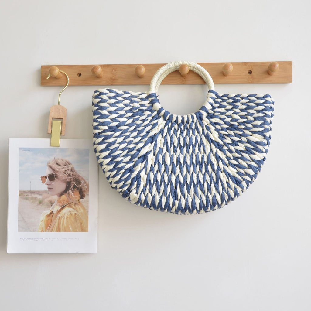 Sac de voyage semi-circulaire en papier vintage personnalisé avec grande capacité