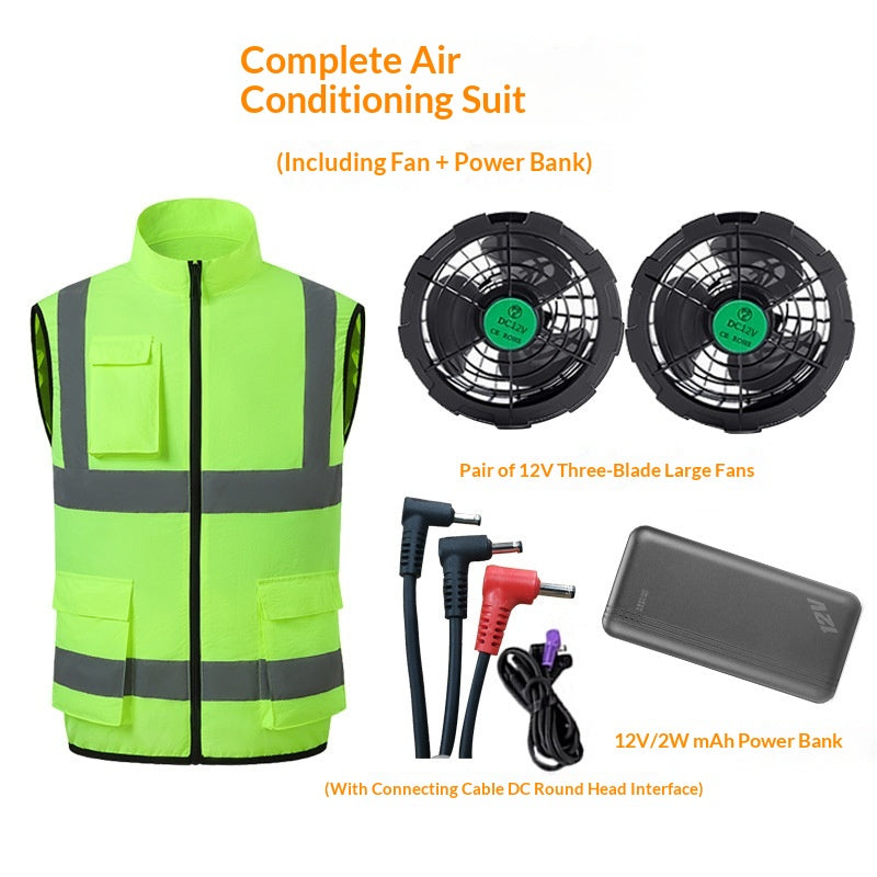 Ventilateur de refroidissement d'été Veste de climatisation