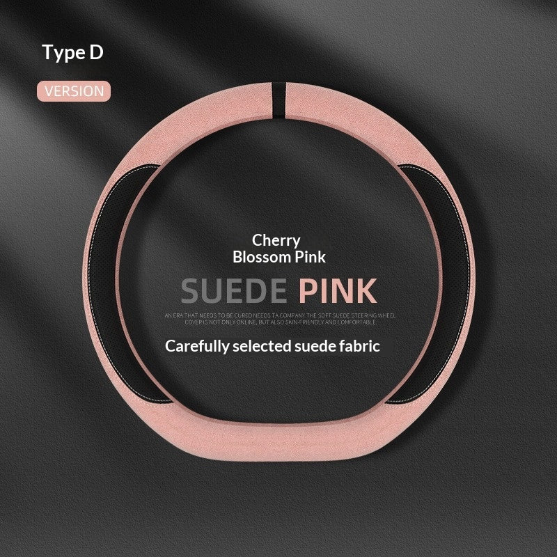 Couverture de volant tout-saison de type Suede