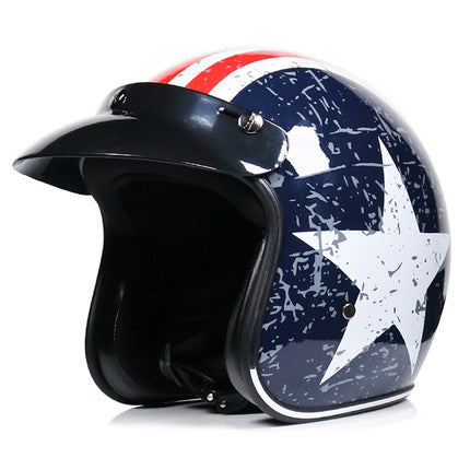 Retro Moto Casque Homme Moto