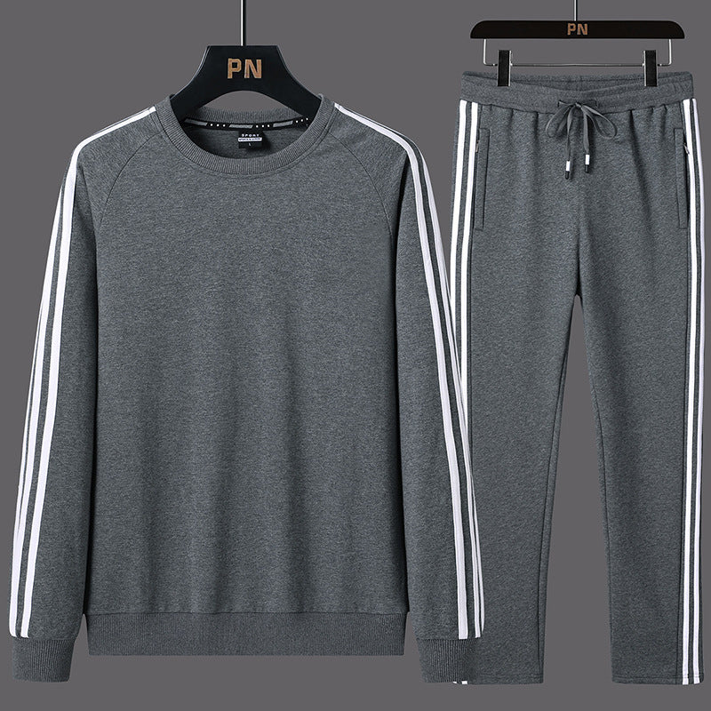 Sweatshirt et sweatpants en deux pièces pour hommes