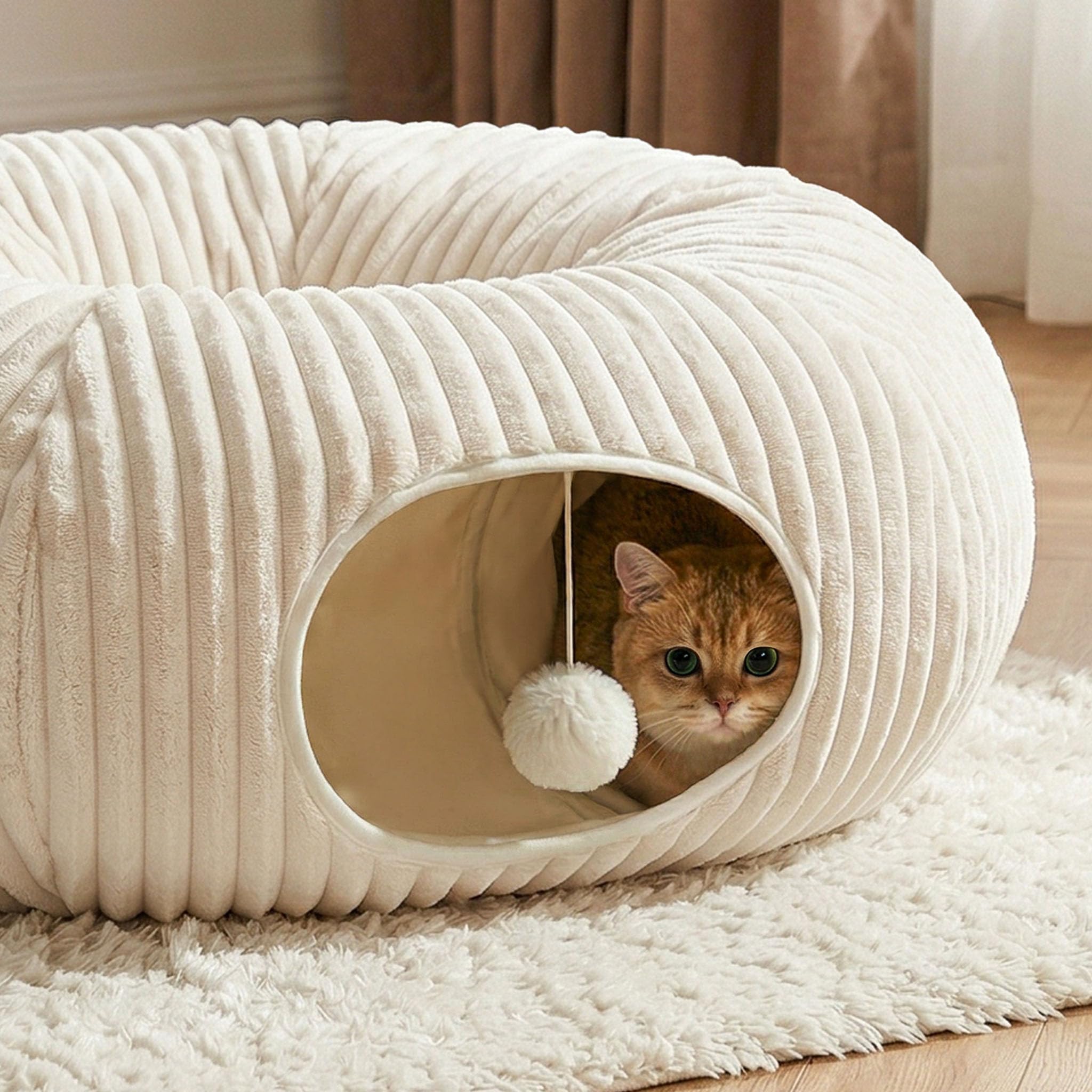 Lit Tunnel Cat avec Jouets interactifs Cat