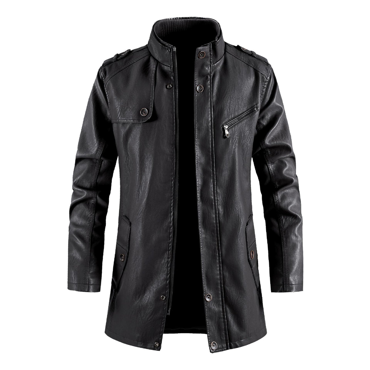 Veste en cuir en cuir en cuir en cuir pour hommes