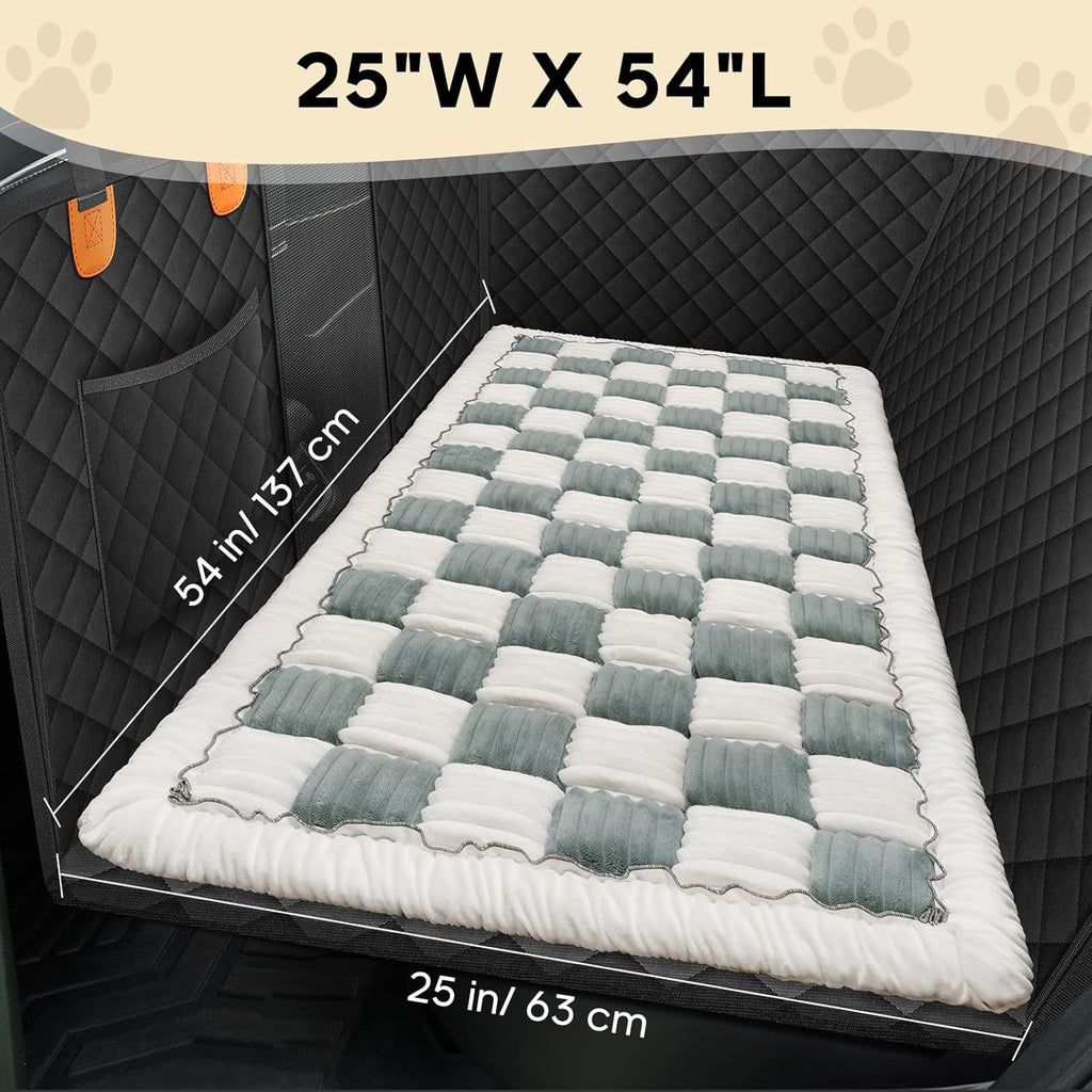 Tapis de voiture en peluche de coussin épais