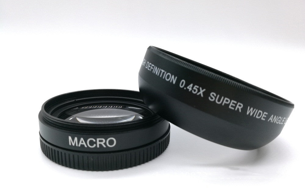 Caméra macro grand angle 52mm Objectif supplémentaire 0,45X 0,45 Heures