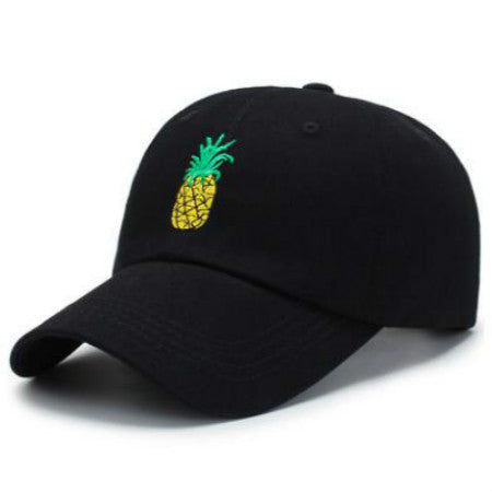 Cap de baseball en ananas brodé Coton réglable