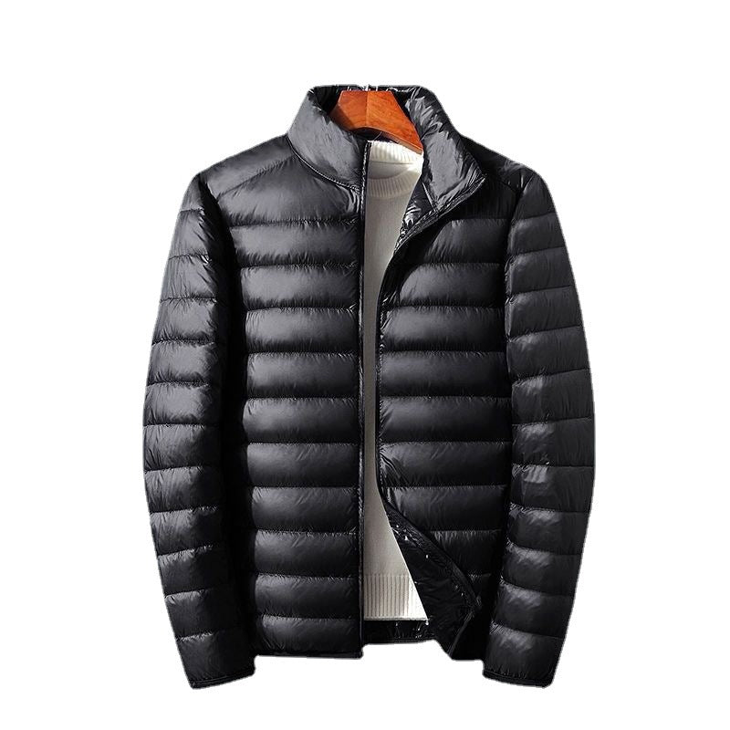Manteau tendance à capuche rembourré blanc Duck Down Hommes