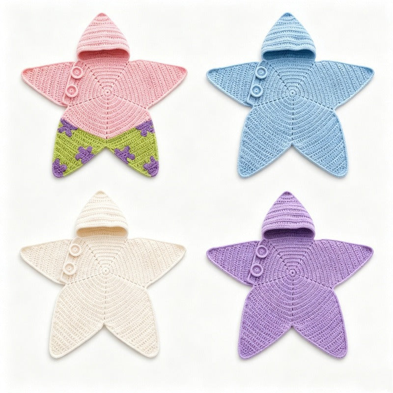 Personalized Knitted Starfish Onesie For Babies