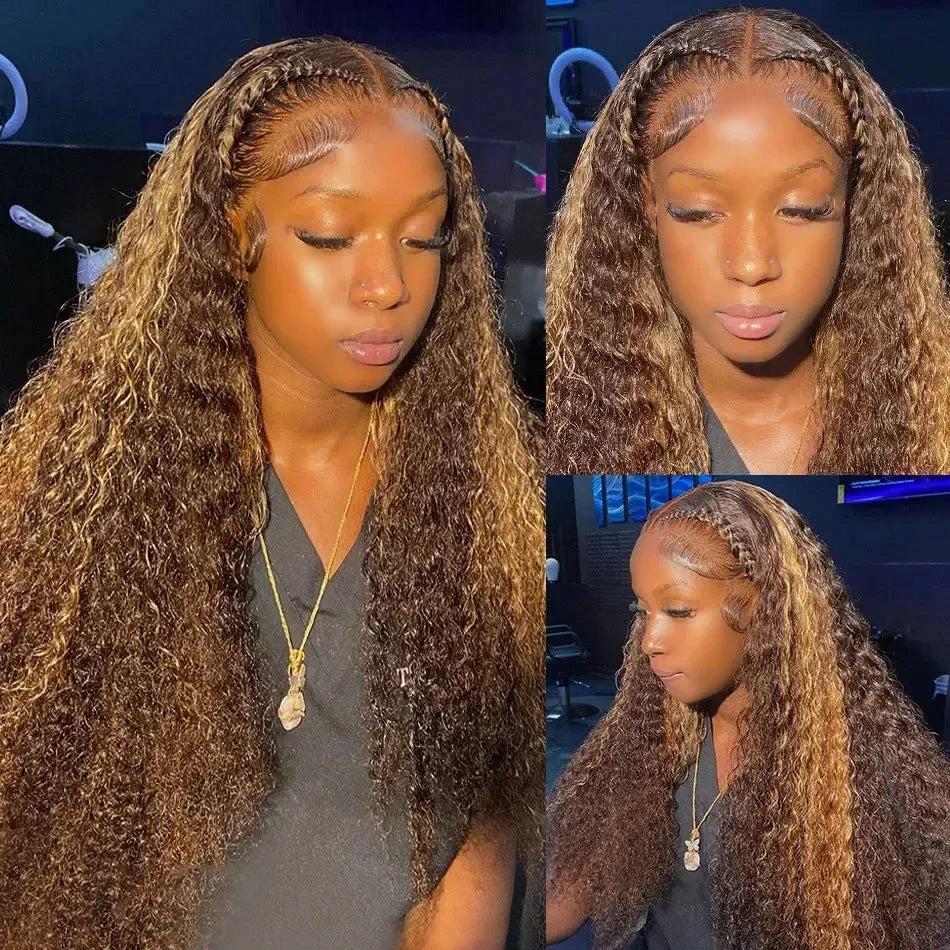 Perruque de la Dentelle Deep Wave Perruque 13x4