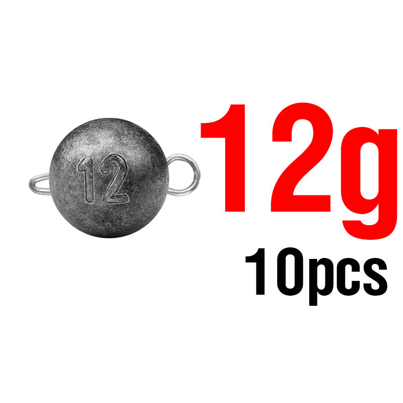 Attache rapide Jigging Lure Lead Poids 10 pièces Ensemble universel