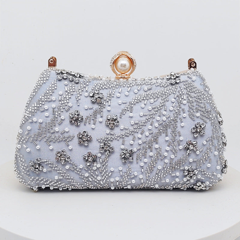 Femmes Soirée Clutch Perled Cheongsam-style sac mariage mariée sac à main