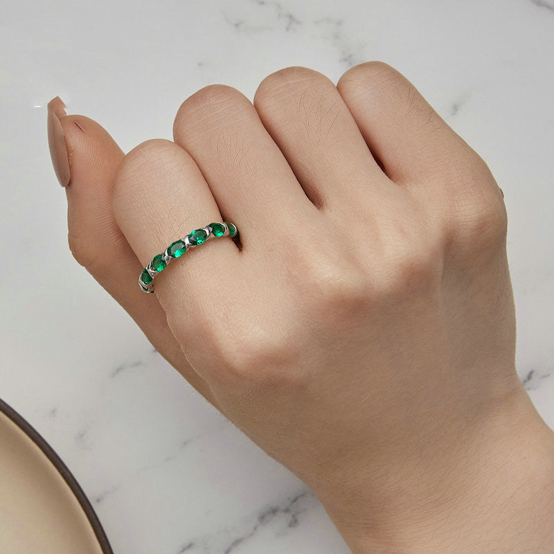 Anneau de mode en argent sterling pour dames