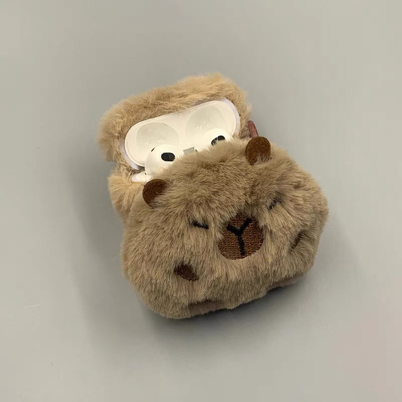 Manches d'oreilles en peluche en trois dimensions Cute Capabala