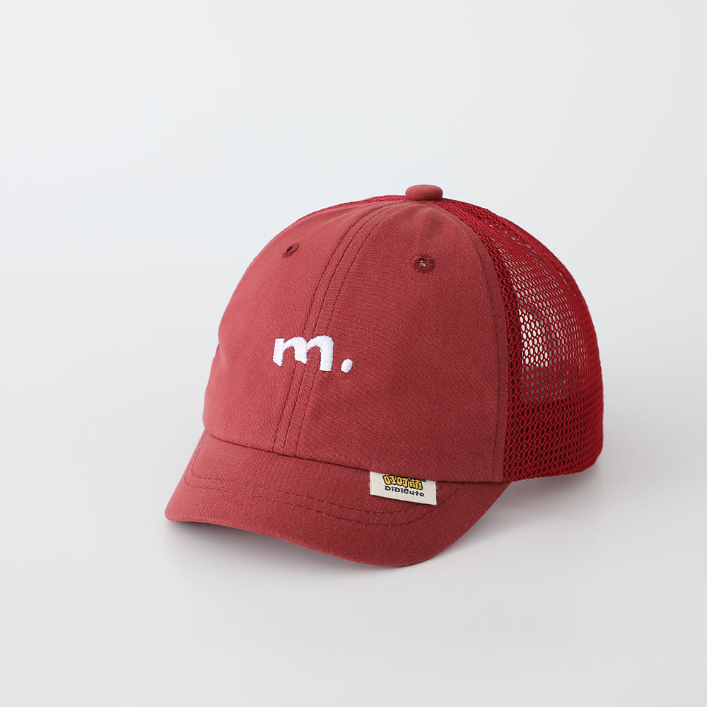 Garçon et fille bébé côté Mesh respirant lettre mignon brodé Casquette de baseball pour le printemps et