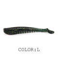 Lure d'eau douce Soft Bait T Tail Crochet de plomb