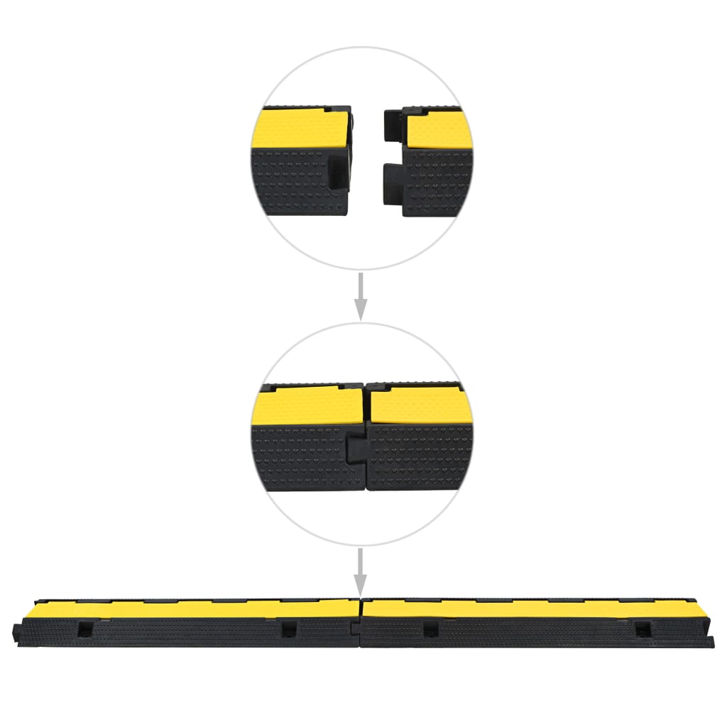 Câble pont 1 canal caoutchouc 100 cm
