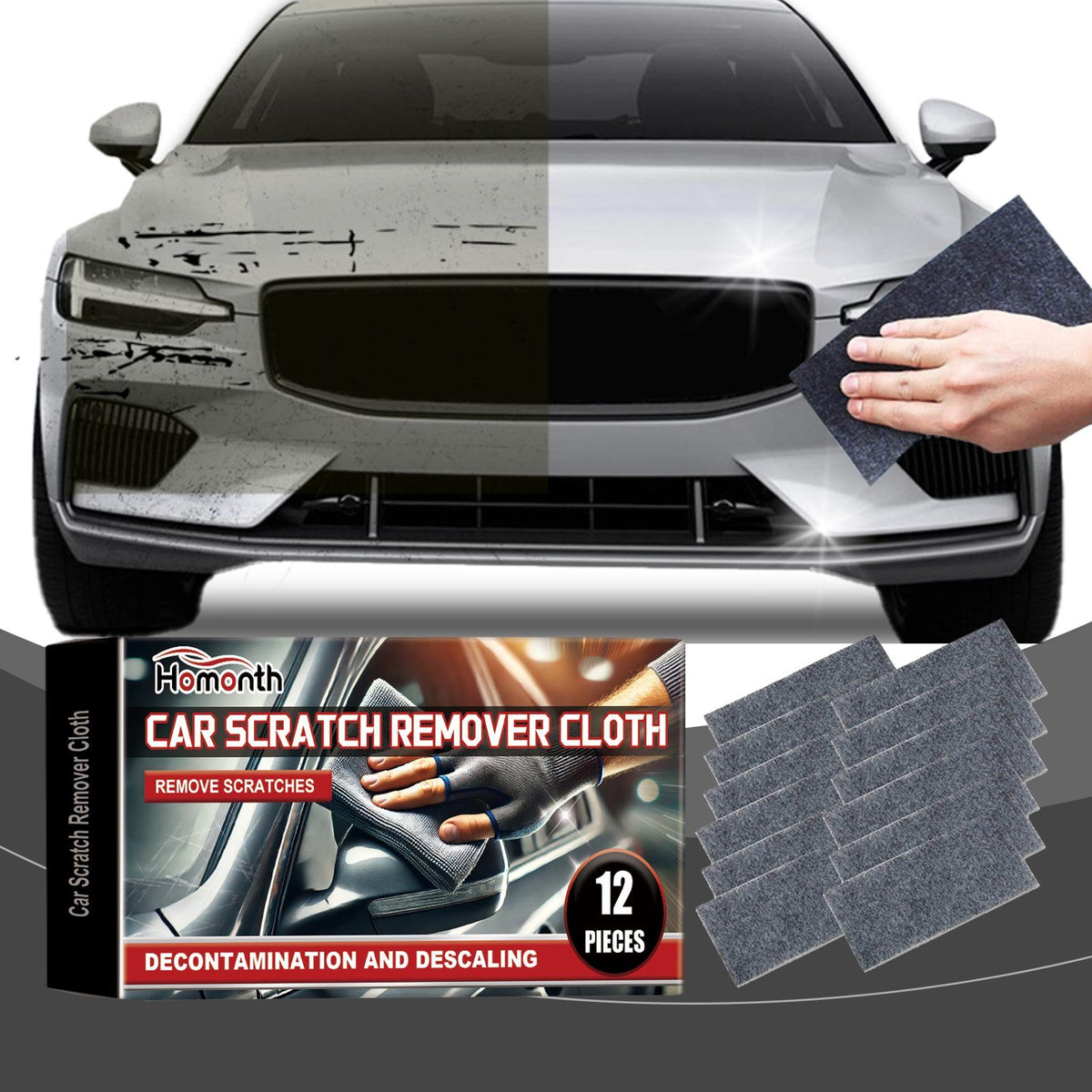 HOMONTH Automotive Scratch Care Cloths