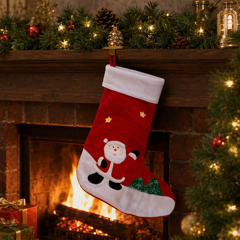 Caricature Christmas Stocking Ornament Pendentif Prop