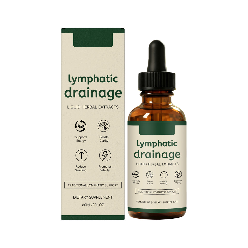 Lymphe soutien de la santé gouttes à base de plantes 60ml boîte