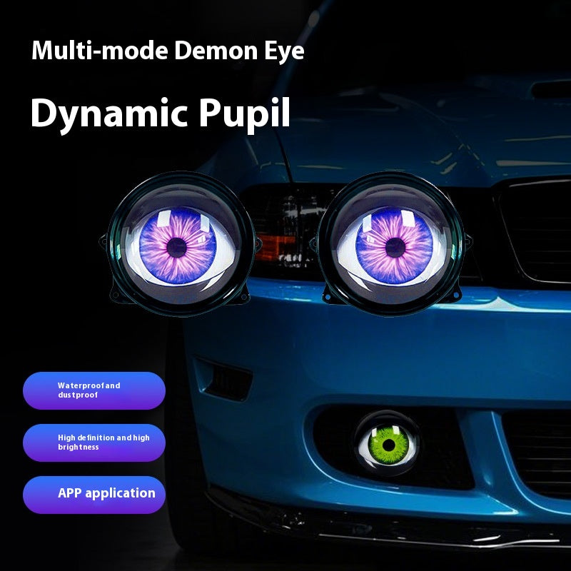 Devil Eye Led Hawkeye Lampe Modifié General Car Lens Headlight Multi-mode