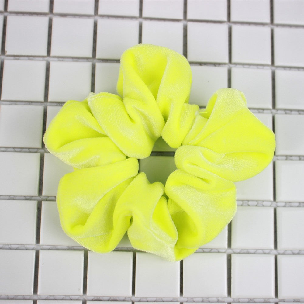 Fluorescent Color Updo Coiffure Anneau Femme