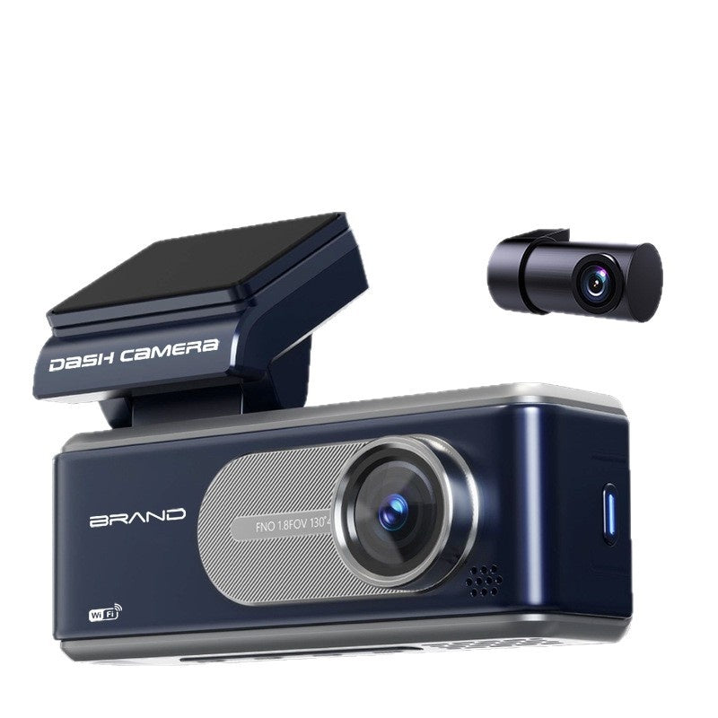 Double caméra haute définition 4K voiture Dashcam avec fonction d'enregistrement