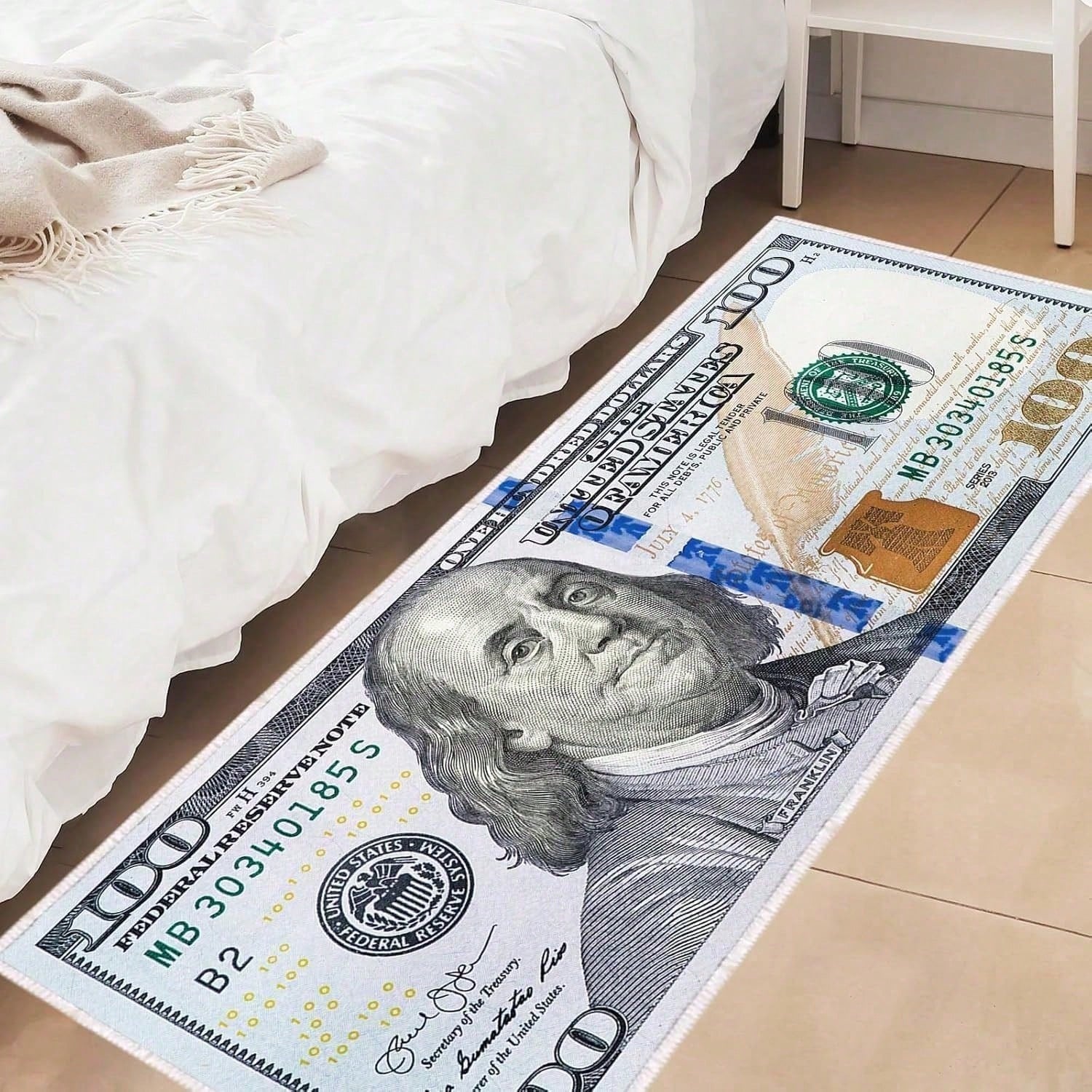 Zone de conception de cent dollars Rug