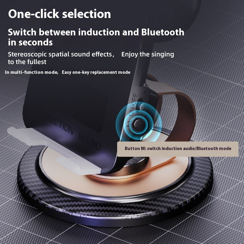 Multi-fonctions Audio intégré Bureau pliant Portable Induction Bluetooth Téléphone Mobile