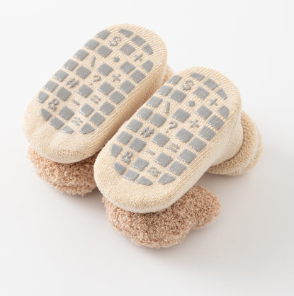 Nouveau-né Chaussettes bébé Terry Fleece-lined Épaisseur automne et style hiver