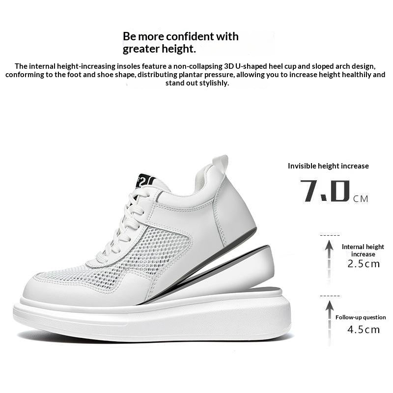 Hommes Sneakers en augmentation de hauteur à sol épais