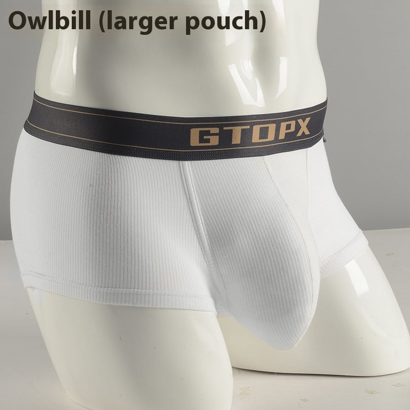 Slips de boxeur mince d'été pour homme à faible taille