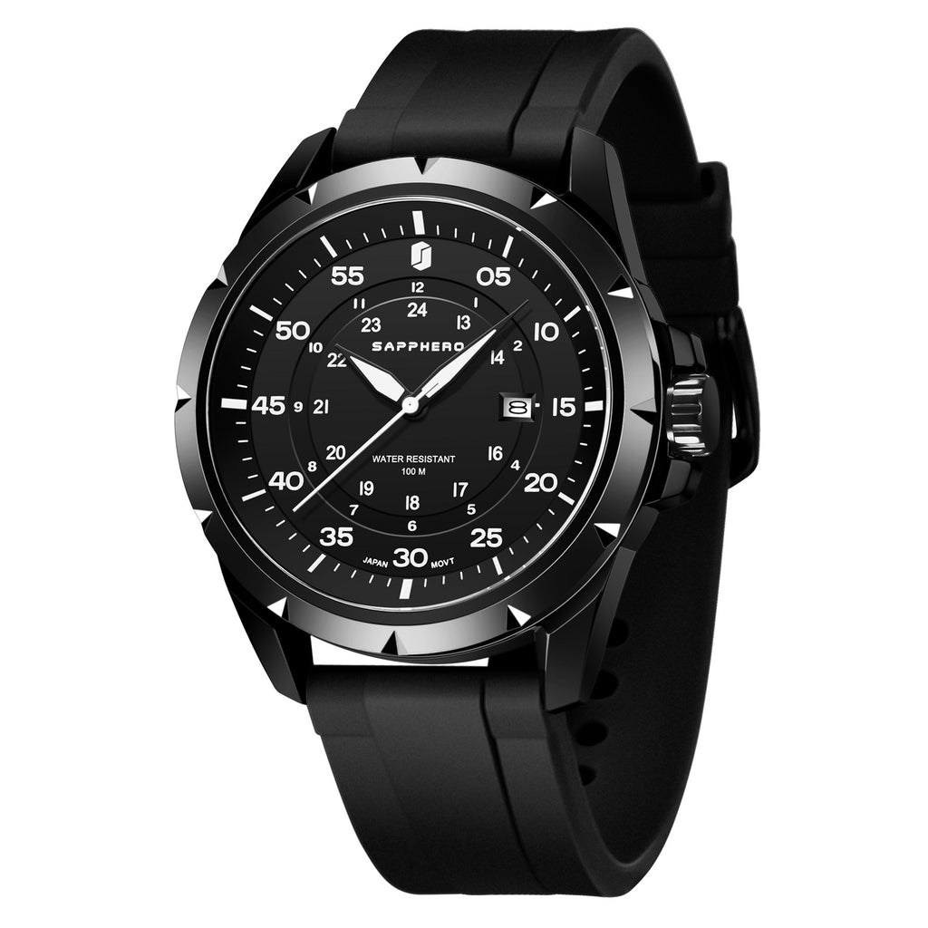 Youth Student Quartz Exam Watch Homme Silicone Waterproof 520 Cadeau pour petit ami