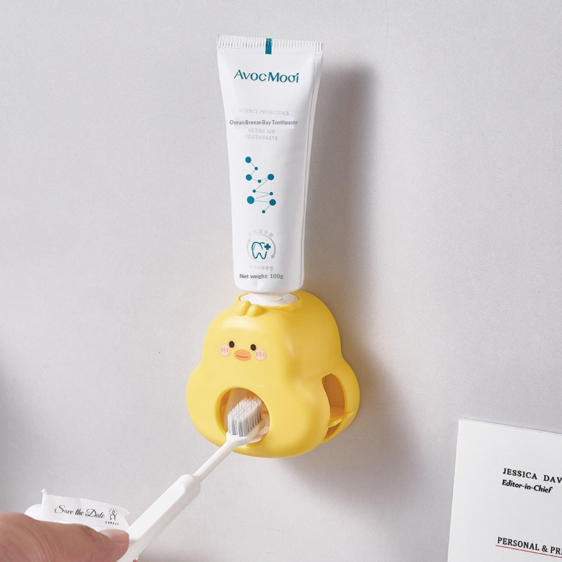 Distributeur automatique de dentifrice mural pour ménage