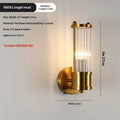 Lampe murale minimaliste en cristal de lumière-Luxury