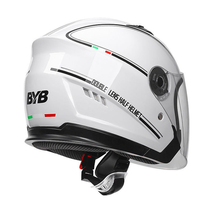 Casque de vélo électrique simple double objectif
