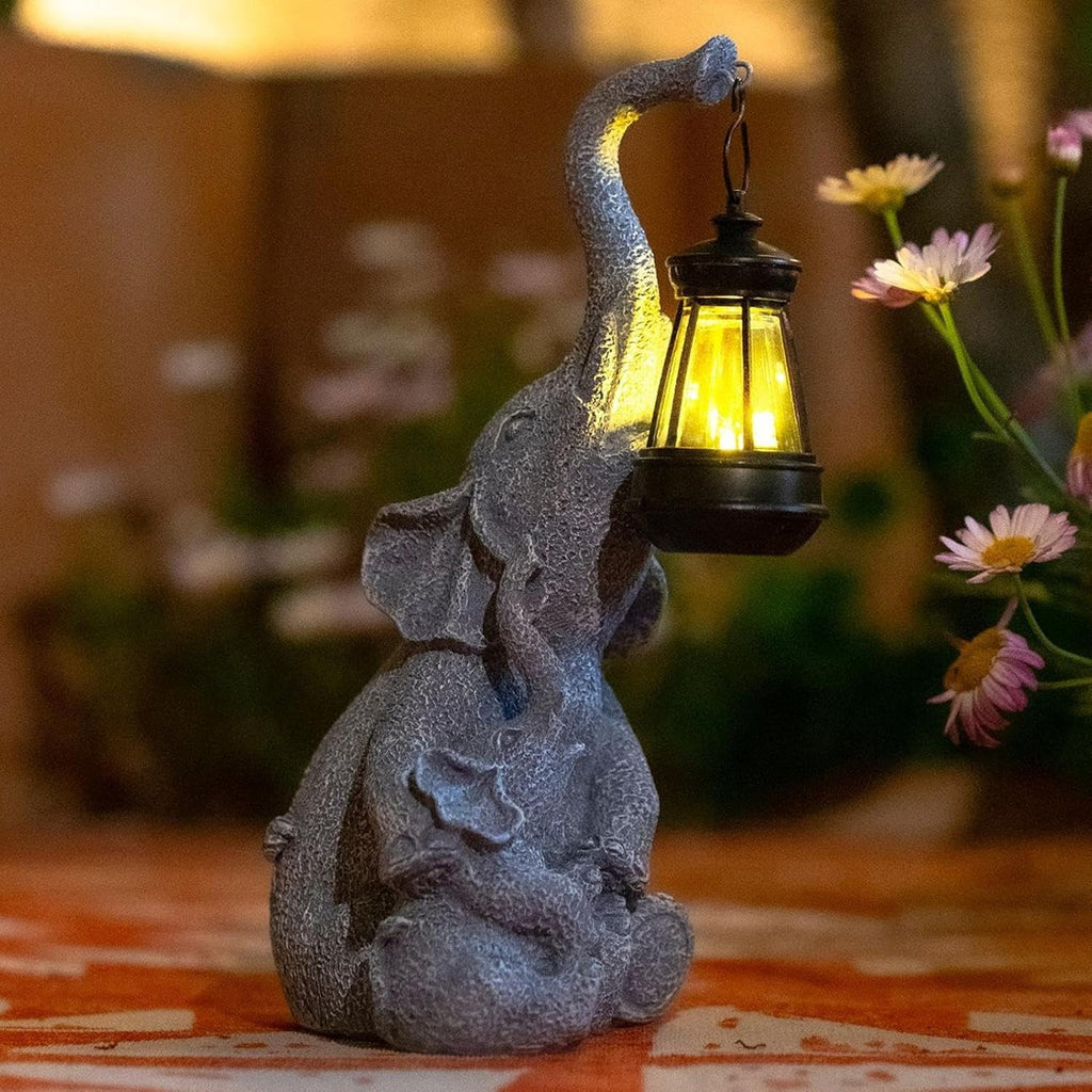 Lumière solaire éléphant