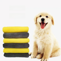 Fournitures pour animaux de compagnie Serviette absorbante Chien et baignoire de chat Serviette de bain fibre absorbante
