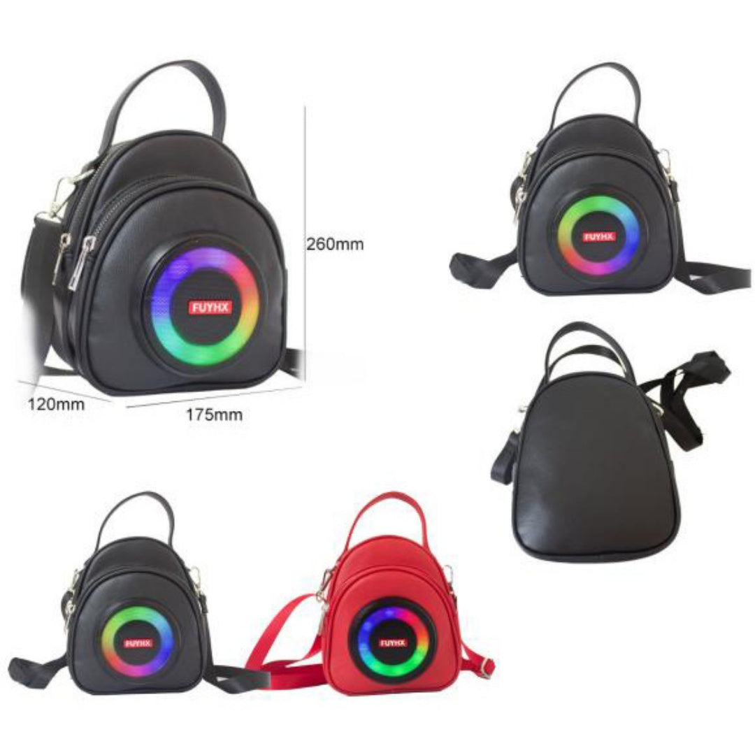 Portable Rechargeable Multifunctional Bluetooth Backpack for Outdoor Use
