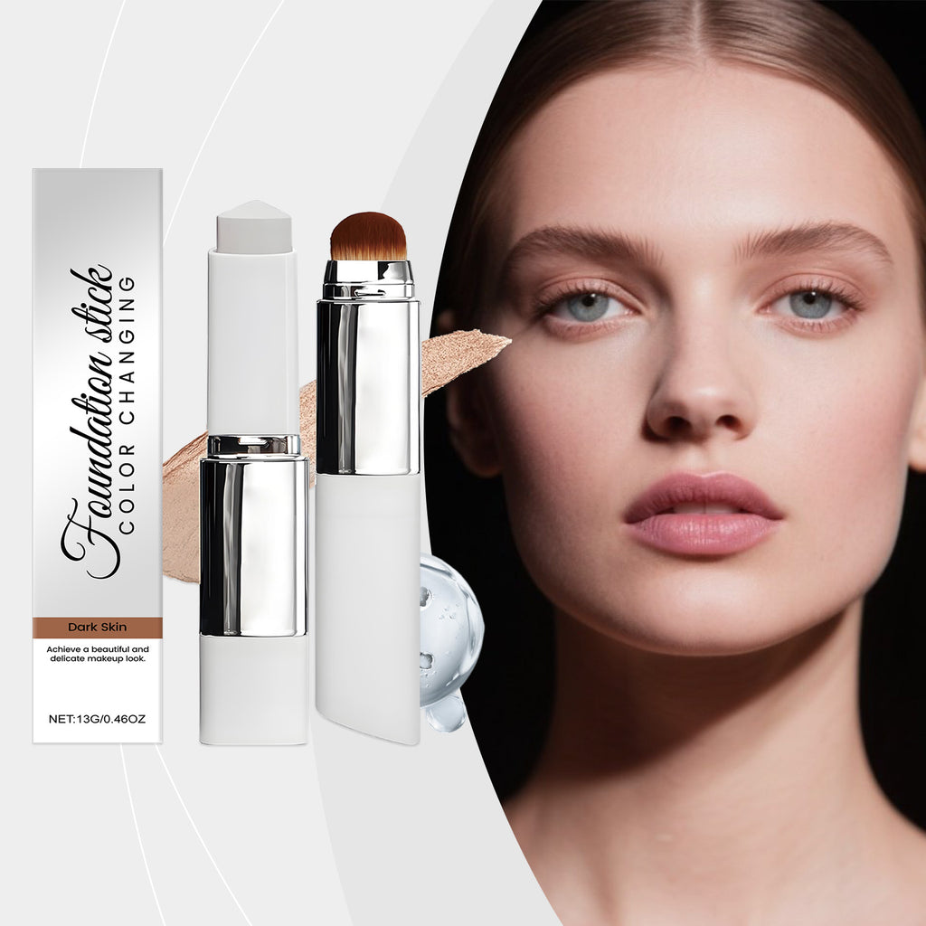 2-en-1 Color Changing Foundation Stick Deep Skin Tone