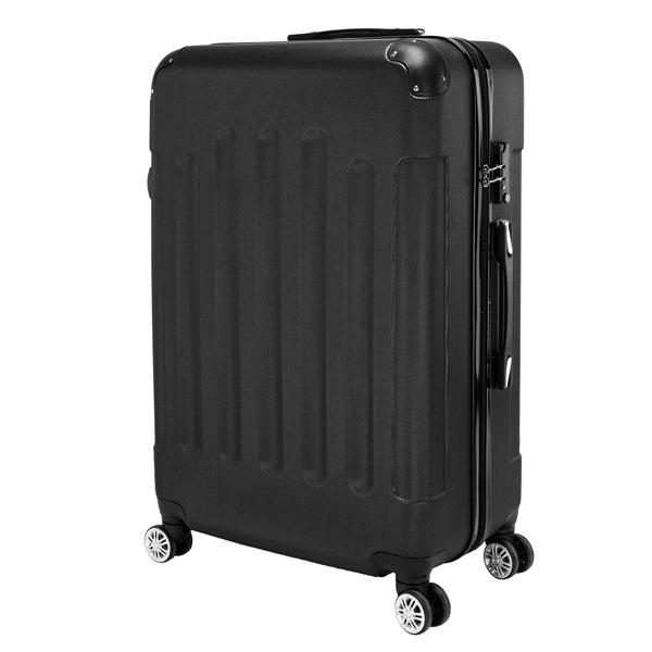 3-en-1 ABS Trolley Case 20 pouces-24 pouces-28 pouces noir