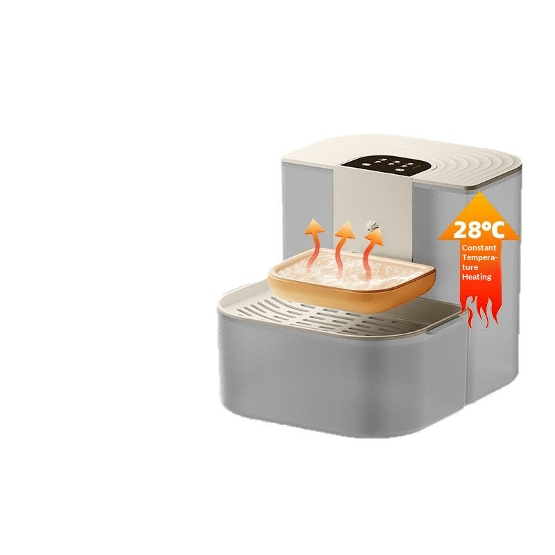 Fontaine d'eau pour animaux de compagnie thermostatique avec fonction d'inclinaison automatique Fl