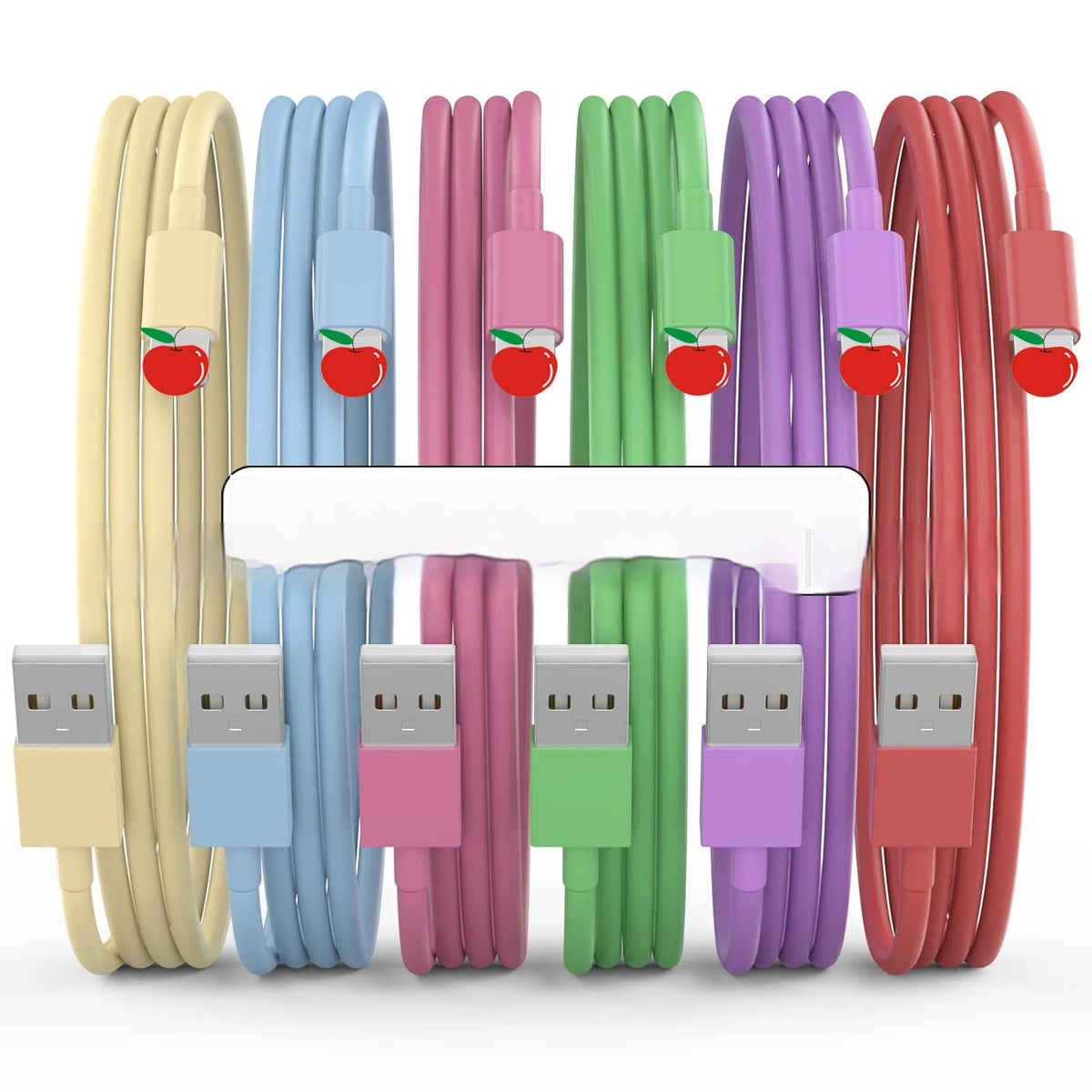 Câble de données couleur Câble de charge multicolore matériau TPE Anti-break