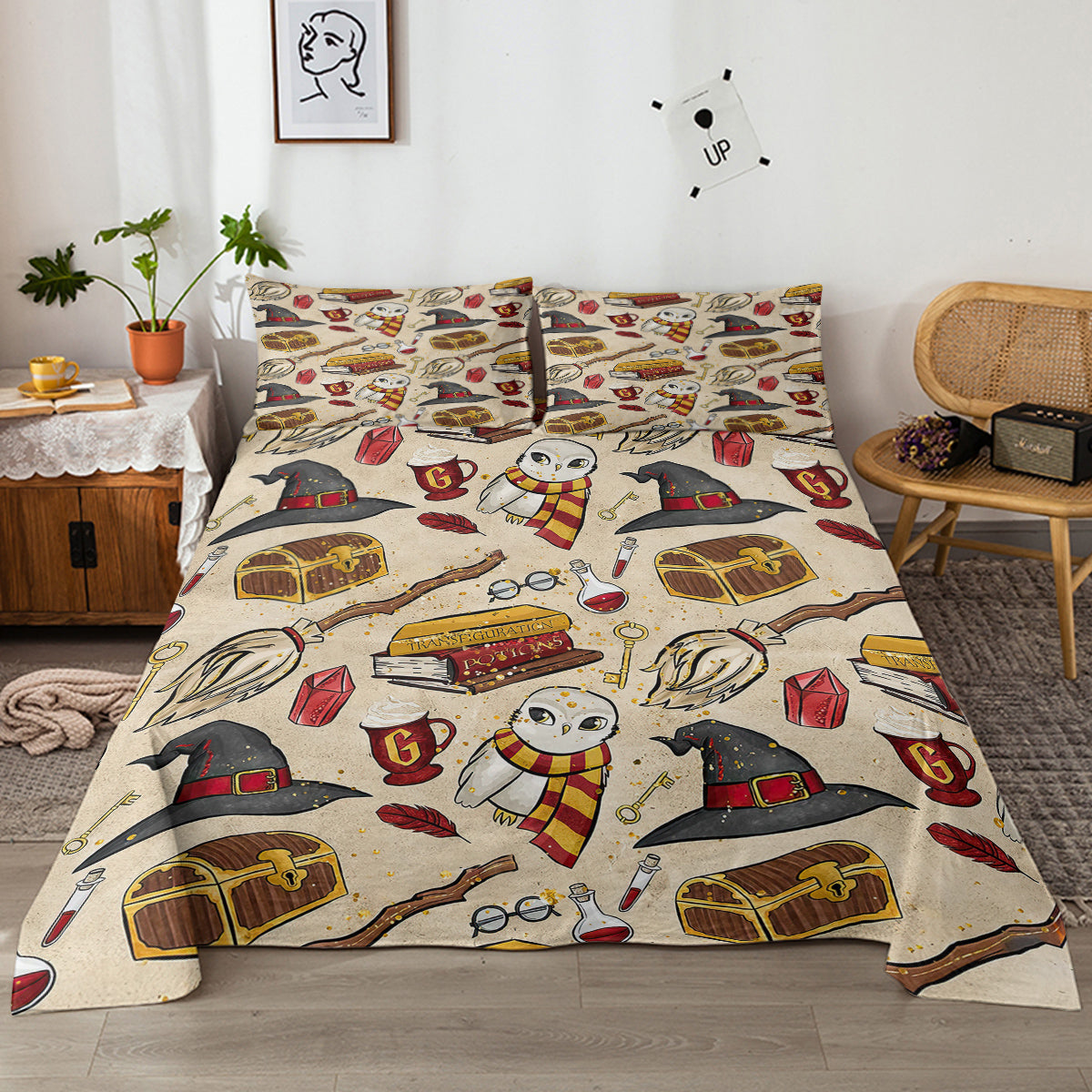 Ensemble de draps 4PCS Halloween