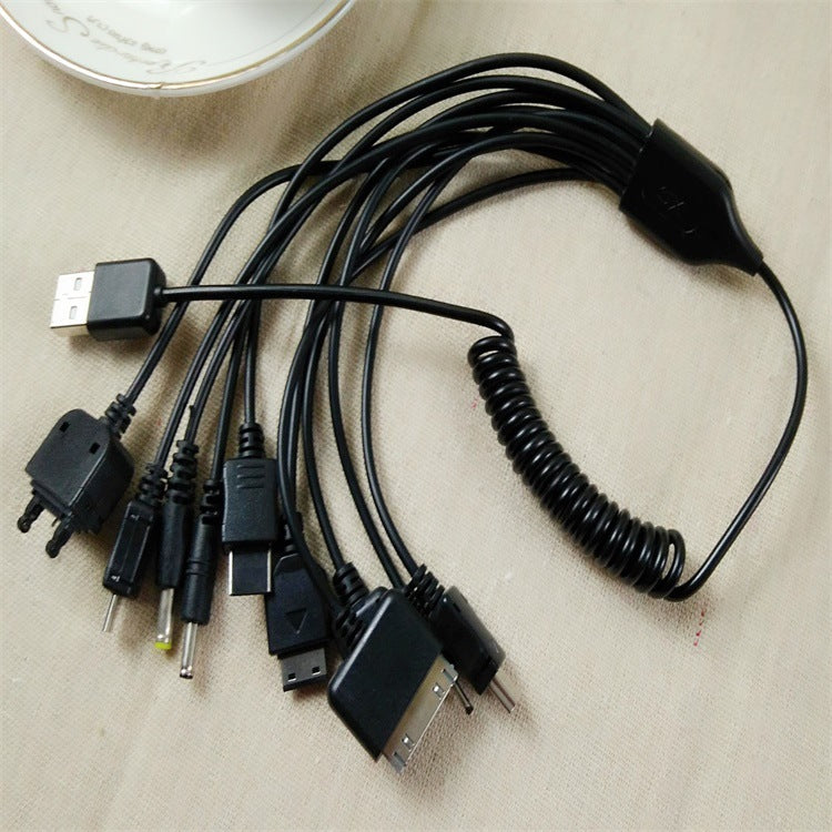 Câble de recharge de téléphone mobile multi-fonctions dix en un