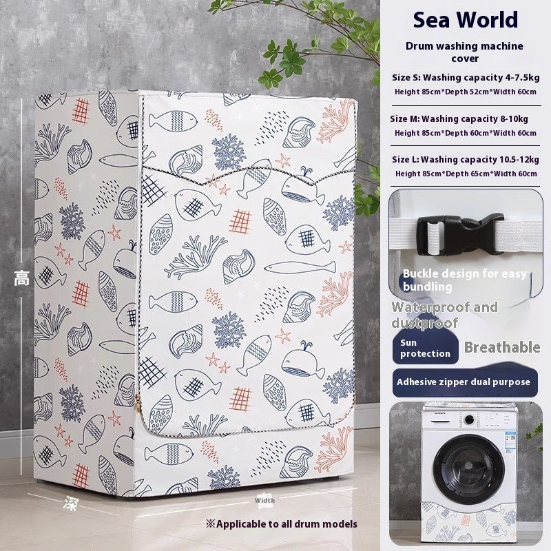 Rouleau Laver la machine Couverture imperméable Couverture solaire Couverture de poussière Protection UV